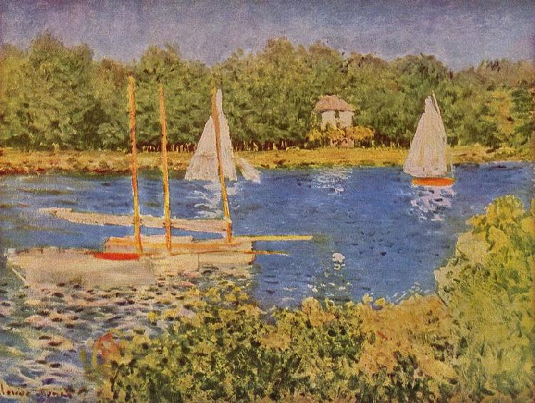 Claude Monet Das Seinebecken bei Argenteuil oil painting image